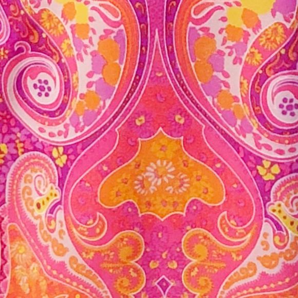 🆕 Escada Paisley Chiffon Dress - Picture 7 of 7